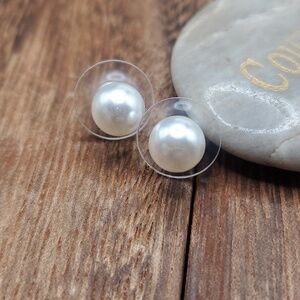 Pearl bauble earrings E942